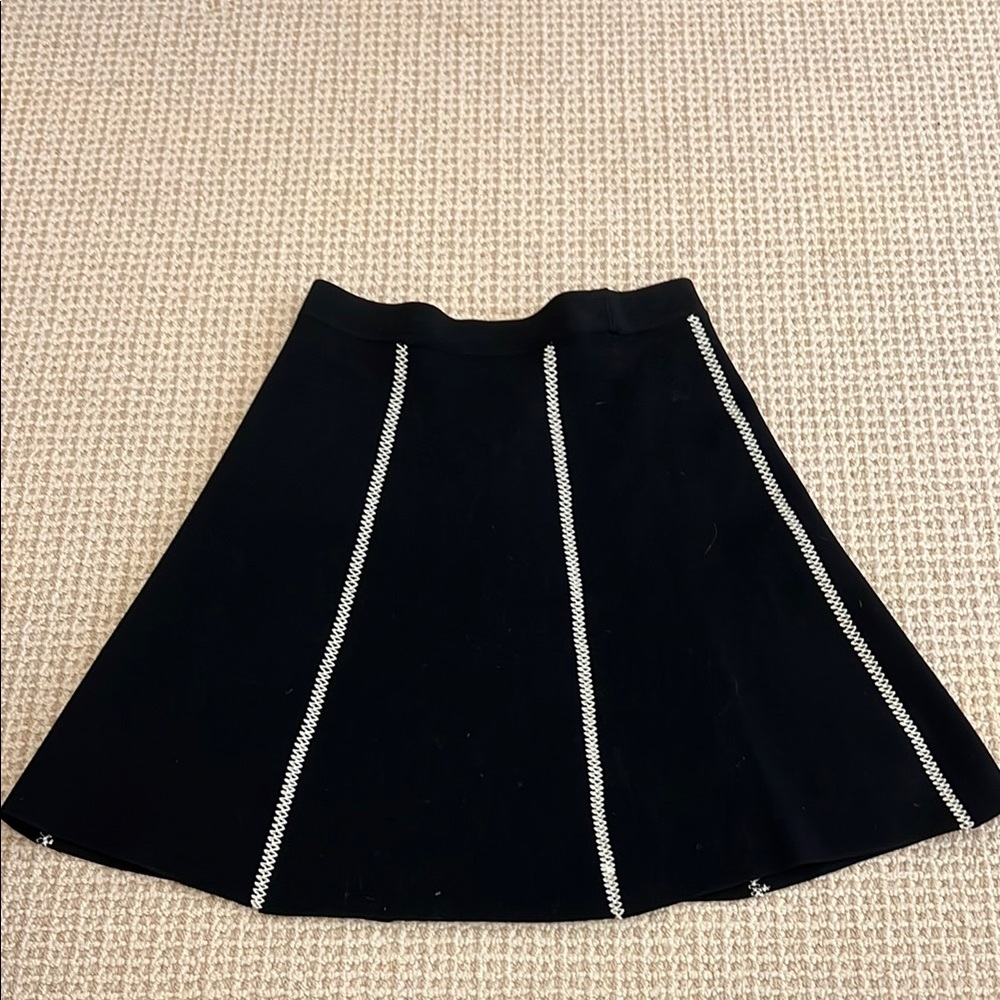 Elegant Black A-Line Skirt
